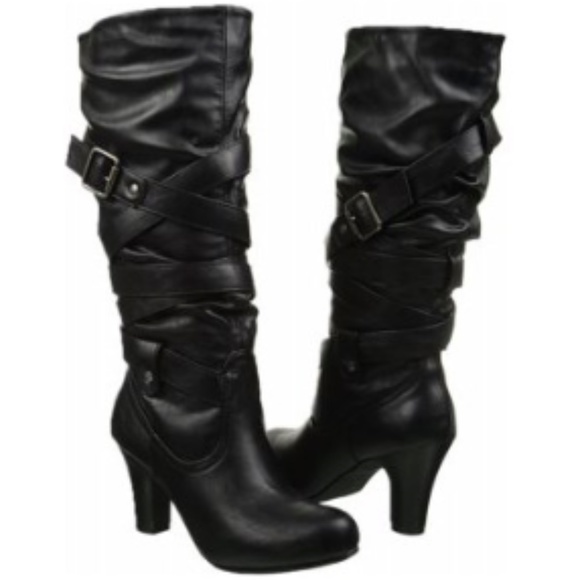 Madden Girl Shoes - 🌿Madden Girl PiinUp Slouch Boots Black [7W]🌿